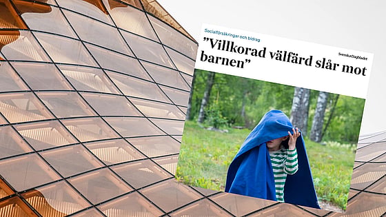 Debattartikel 30 sep 2025 i Svenska Dagbladet. Bilden är ett montage.