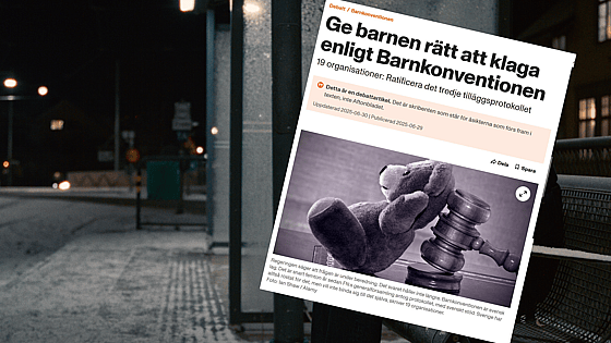 Ge barnen rätt att klaga enligt Barnkonventionen